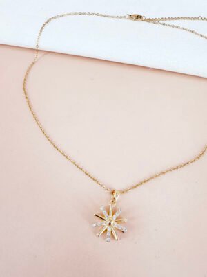 Collier anti stress flocon