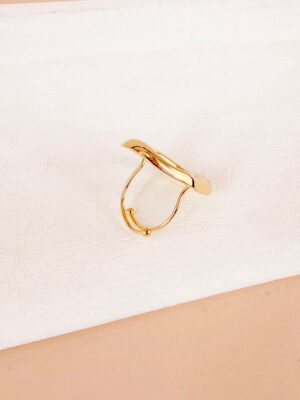 Grande bague en acier inoxydable