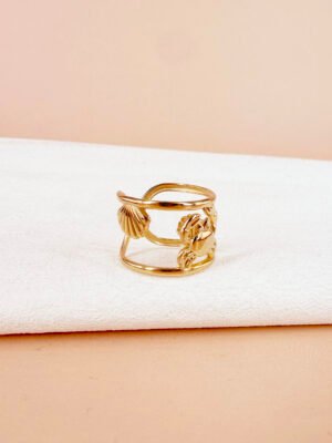 Bague crabe en acier inoxydable