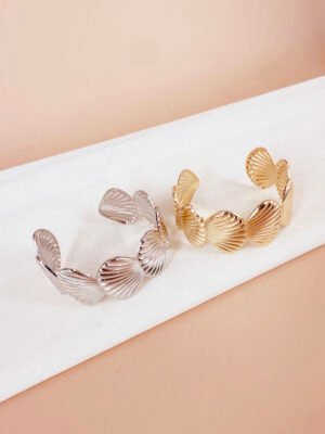 Bracelet manchette coquillage