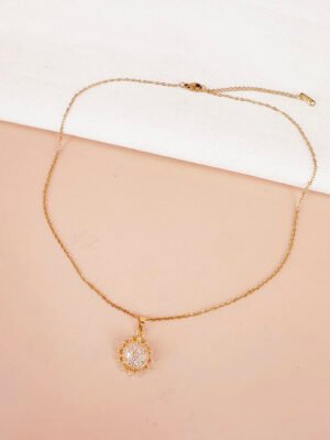 Collier anti stress tournesol