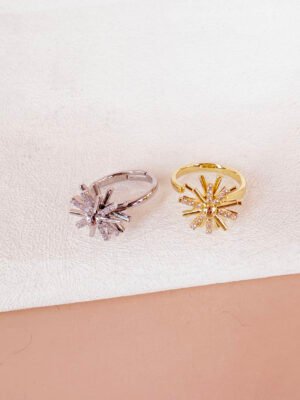 Bague anti stress flocon