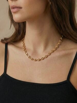 Collier chaîne grain de café