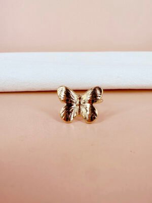 Bague papillon doré