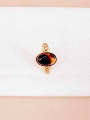 Bague résine léopard Lola