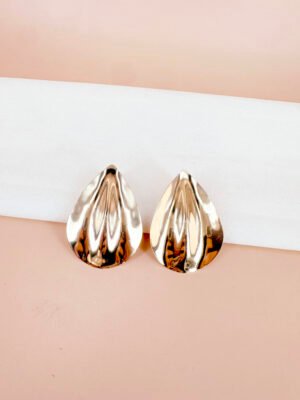 Grande boucles d&rsquo;oreilles dorées Suzie