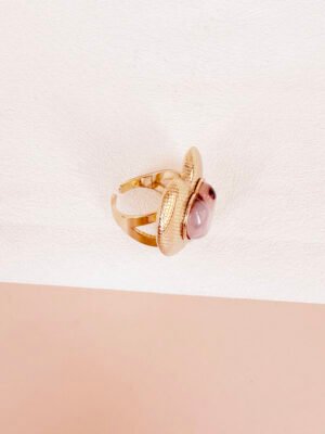 Bague coeur léopard Mila