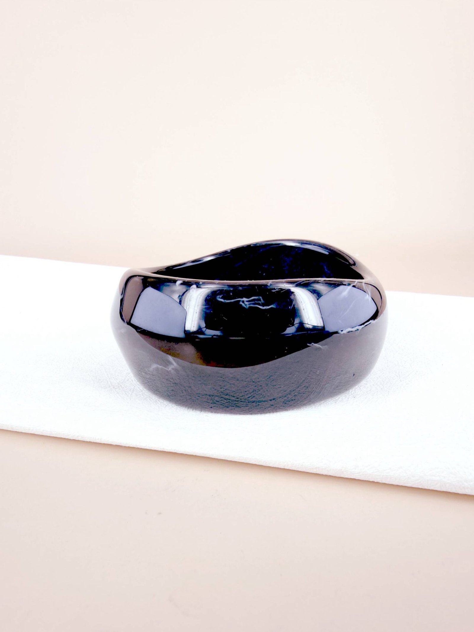 Bracelet Jonc en Résine Marbrée – Image 5