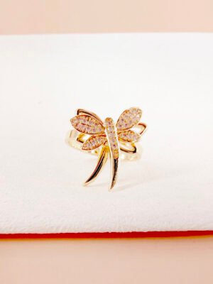 Bague Lisa – Anti stress, libellule