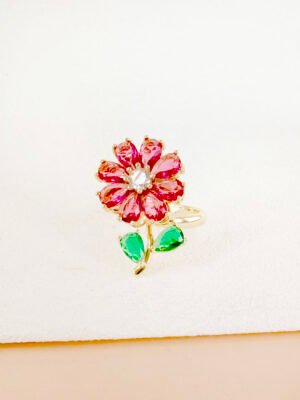 Bague Fiona – Anti stress, fleur