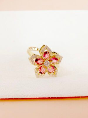 Bague Loanne – Anti stress, fleur