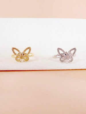 Bague Clara – Anti stress, papillon