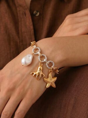 Bracelet Palo, poulpe, étoile et perle