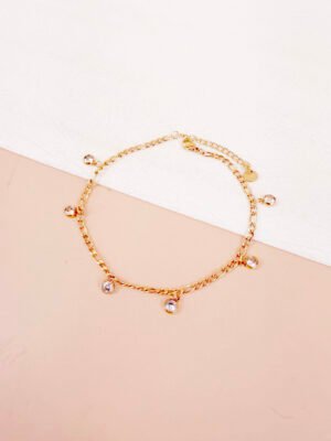 Bracelet Zéphyr – Strass pendant