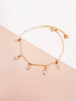 Bracelet Cléo – Strass pendant
