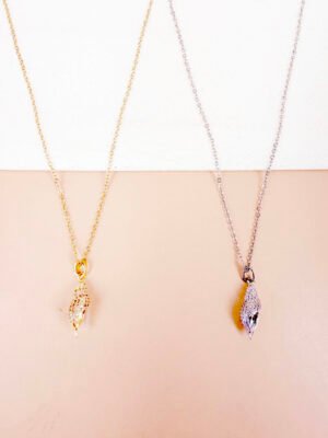 Collier Astrid – Coquillage strass