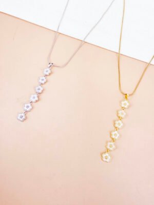 Collier Y Kilian – trèfles blanches