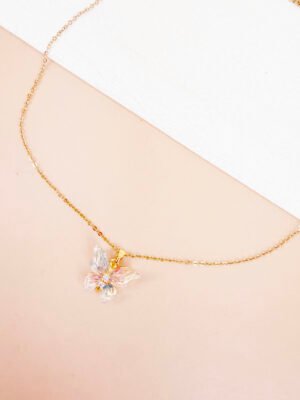 Collier Loane – pendentif papillon