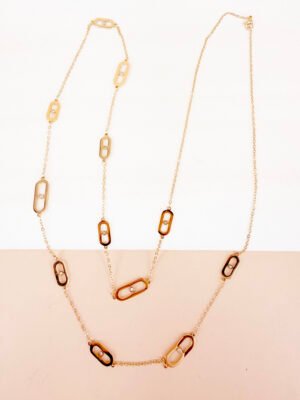 Sautoir Dana – Maillon strassé