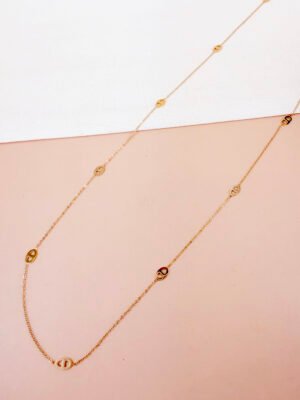 Sautoir Lio – maille marine