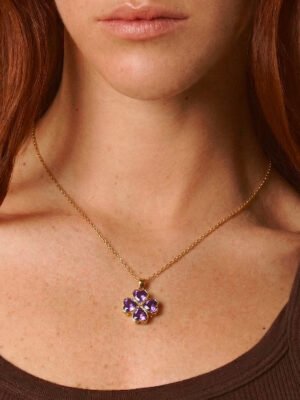 Collier Isild – Anti stress, trèfle