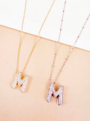 Collier Initial « M »