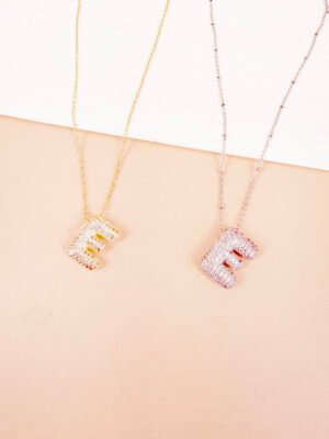 Collier Initial « E »