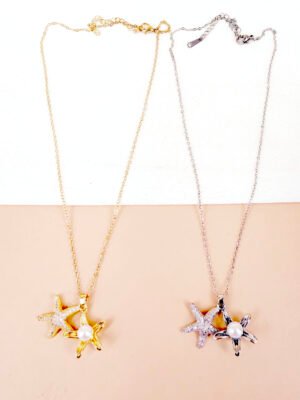 Collier Helena – Etoile ouvrant