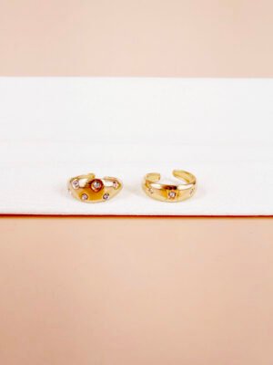 Lot de 2 bagues Pénélope