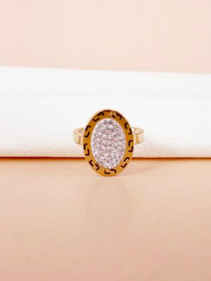 Bague Céliane – Ovale strass