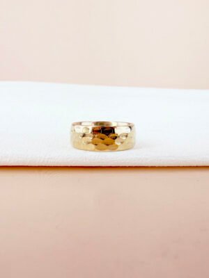 Bague Capri – Jonc martelé