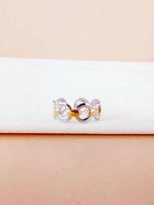 Bague Allure argent doré