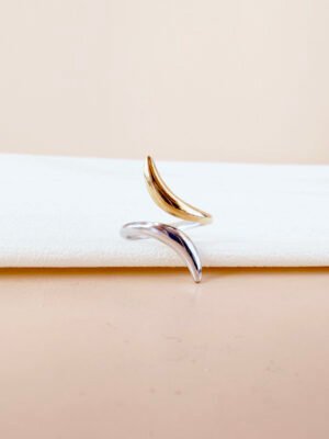 Bague Augustine argent doré