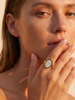 Bague Céliane – Ovale strass