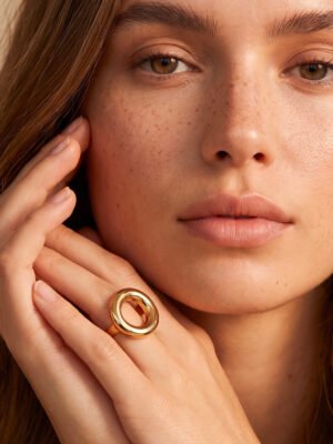 Bague ronde Zuri