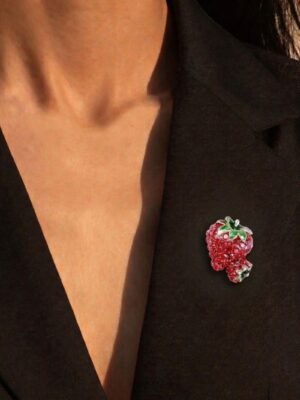 Broche Fraise