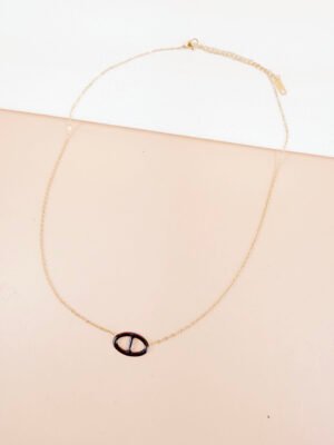 Collier Azalée – Maille marine