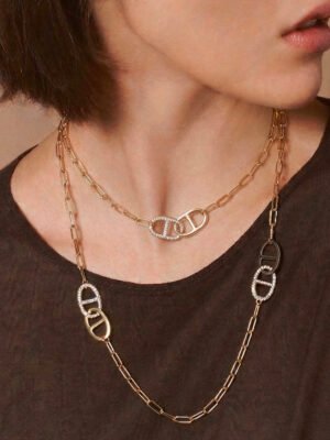 Sautoir Maillon en acier inoxydable