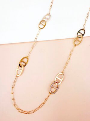 Sautoir Maillon en acier inoxydable