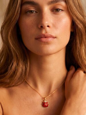 Collier coccinelle Rhéa