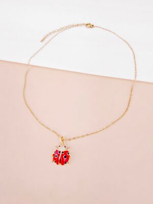Collier coccinelle Rhéa