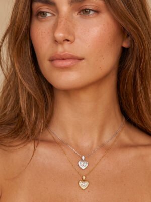 Collier pendentif coeur Érato