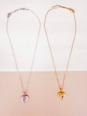 Collier pendentif coeur Érato