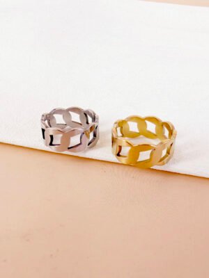 Bague chaîne Mixte