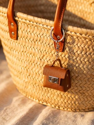 Porte clé sac grigri Laura
