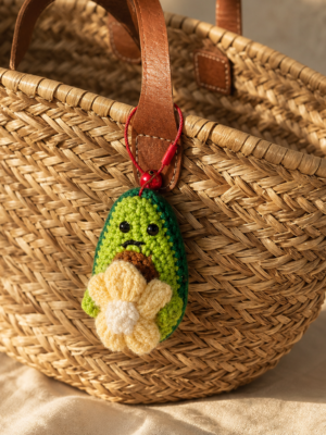 Porte clé sac grigri Ava – Avocat