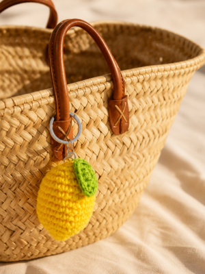 Porte clé sac grigri Citrus