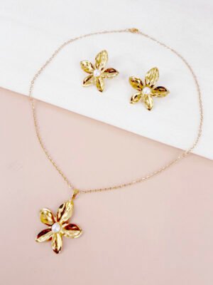 Parure Ingrid – fleur