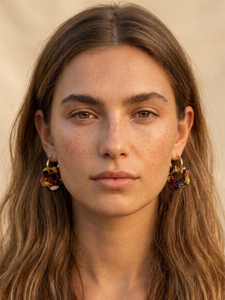 Boucles d'oreilles Victoire - Fleur en résine – Image 14