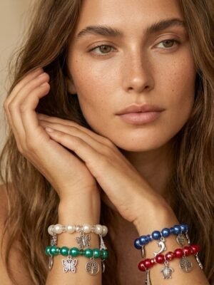 Bracelet Alyssa – Perles multicolores